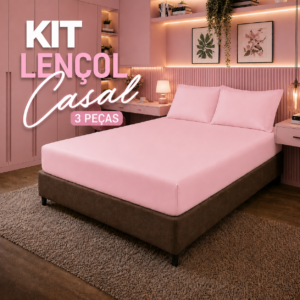 Lençol Com Elástico 400 Fios Micropercal Poliéster - Toque Macio Solteiro casal Queen King direto da fabrica em ibitinga