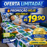 Jogo De Lençol Cama De Solteiro 2 Peças Estampado Infantil